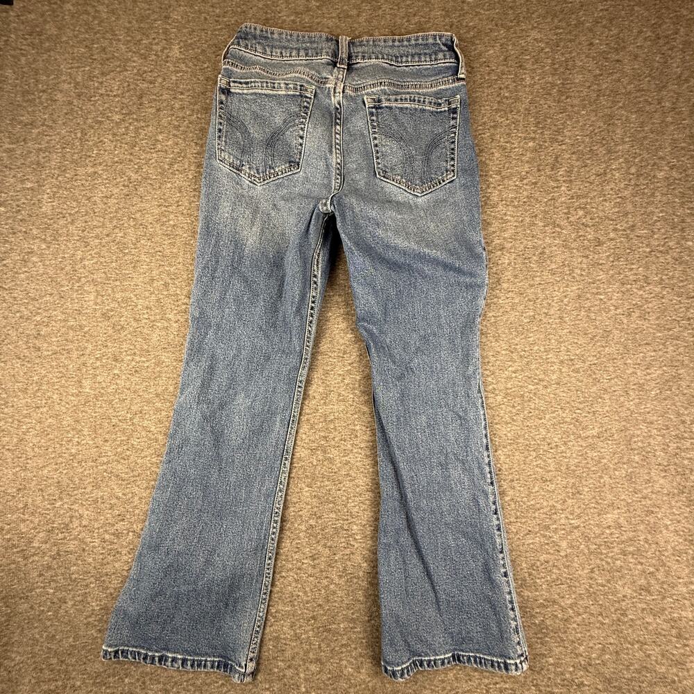 Hollister Women’s High Rise Bootcut Denim Jeans Waist 28 Short Medium Wash - Picture 10 of 11